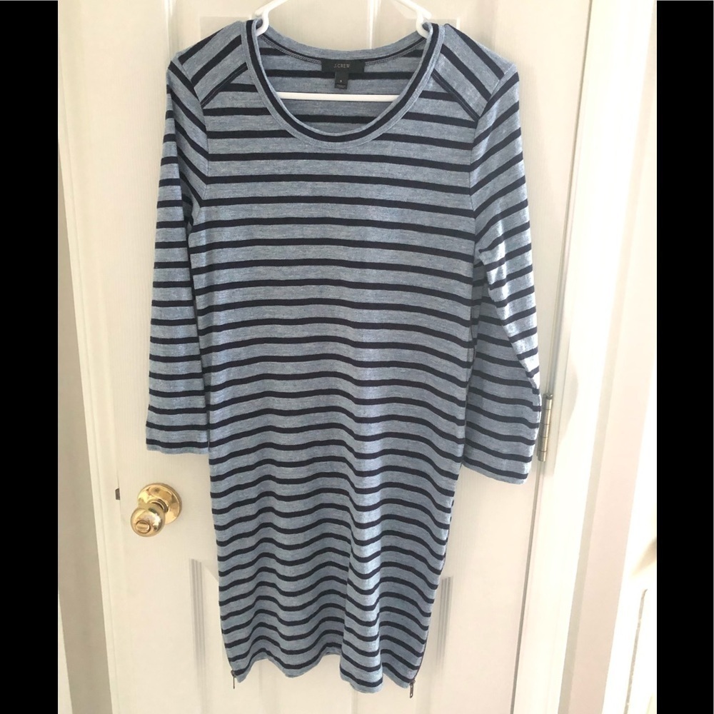 EUC - J. Crew Three Quarter Sleeve Short Dress